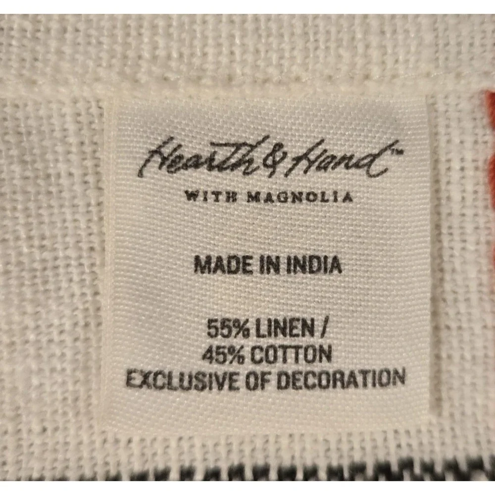 Hearth & Hand w/ Magnolia Extra Long Table Runner Linen/Cotton Blend 20.5